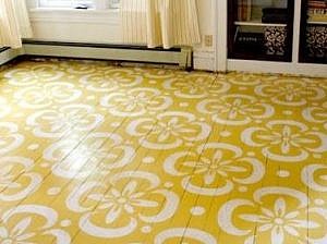 Optical Illusion Rug or Floor Stencil