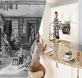The Past and Future of Kitchen Cabinets